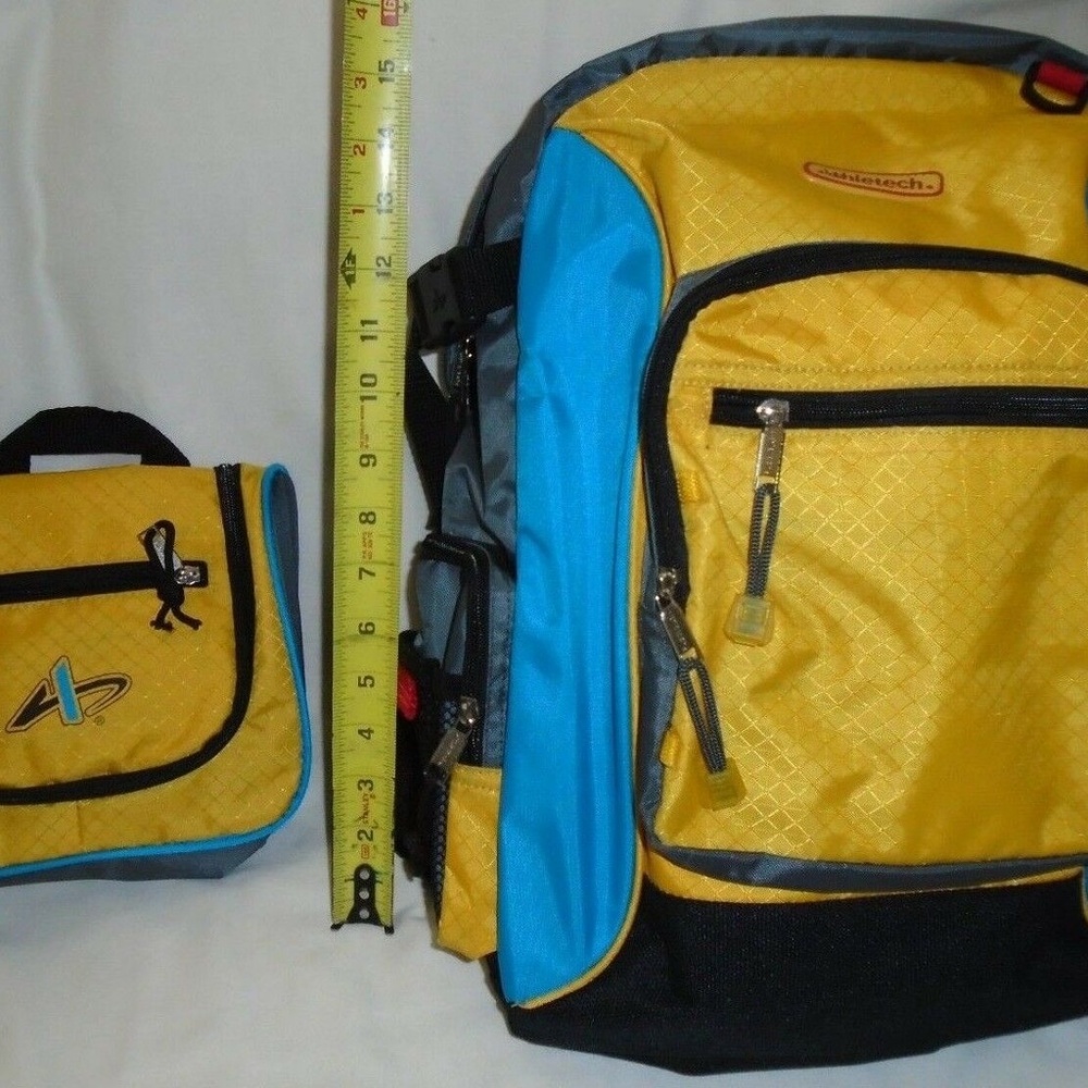 Vintage 2 Piece Set Athletech Backpack + Lunch Bag